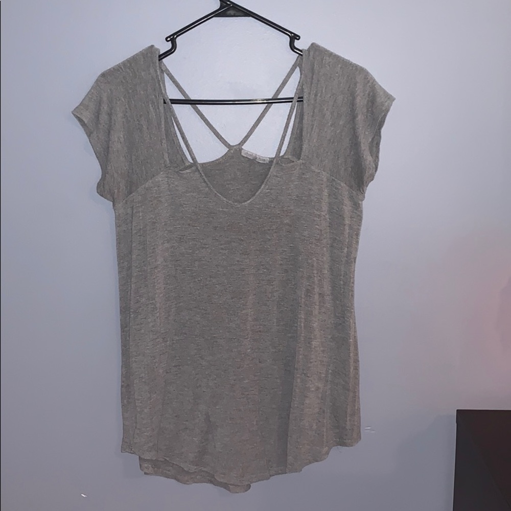 Charlotte Russe Grey Tee Shirt